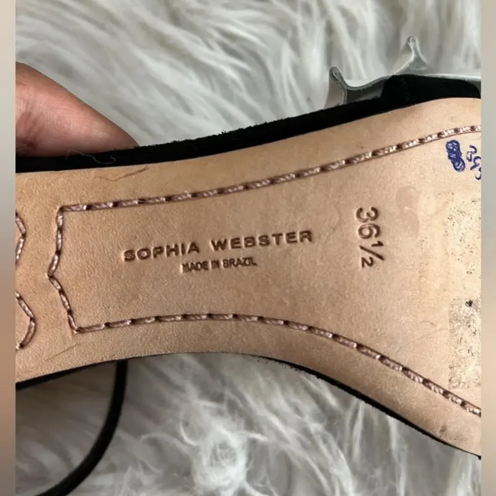 Sophia Webster Sandals In Black White - Picture 7 of 7